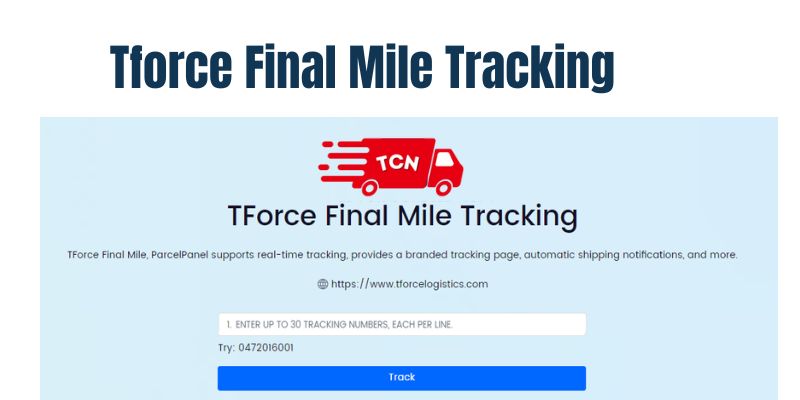 Tforce final Mile Tracking